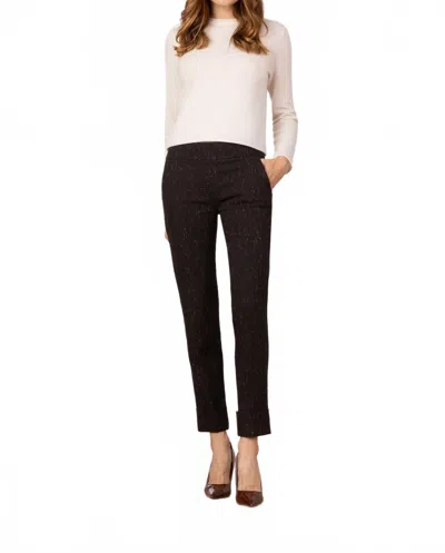Avenue Montaigne Ben Straight Leg Pants In Espresso In Brown