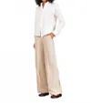 Avenue Montaigne Carla Tropical Pant In String In Neutral