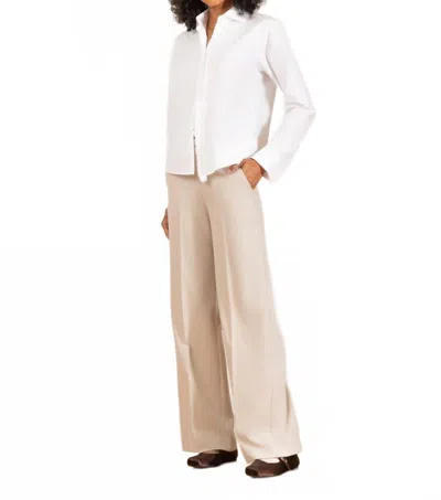 Avenue Montaigne Carla Tropical Pant In String In Neutral