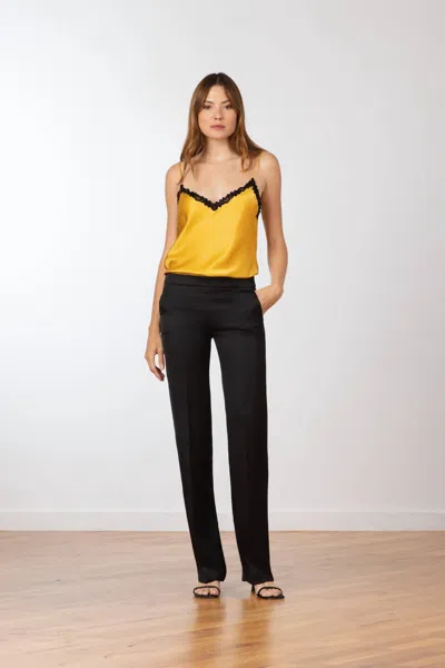 Avenue Montaigne Castel Pants In Black