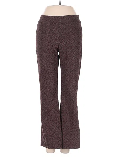 Pre-owned Avenue Montaigne Casual Pants In Burgundy