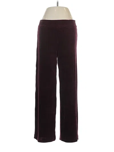 Pre-owned Avenue Montaigne Casual Pants In Burgundy