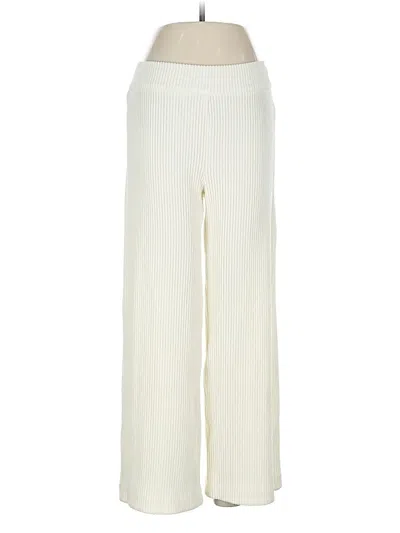 Pre-owned Avenue Montaigne Casual Pants In Ivory