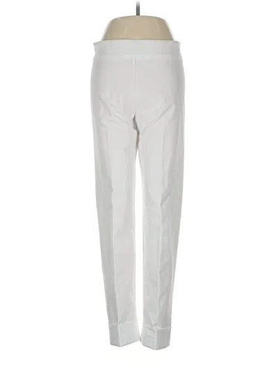 Pre-owned Avenue Montaigne Casual Pants In Ivory