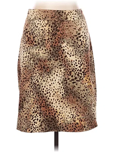Pre-owned Avenue Montaigne Casual Skirt In Tan