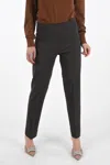 Avenue Montaigne District Check Cuffed Hem Trousers In Grey