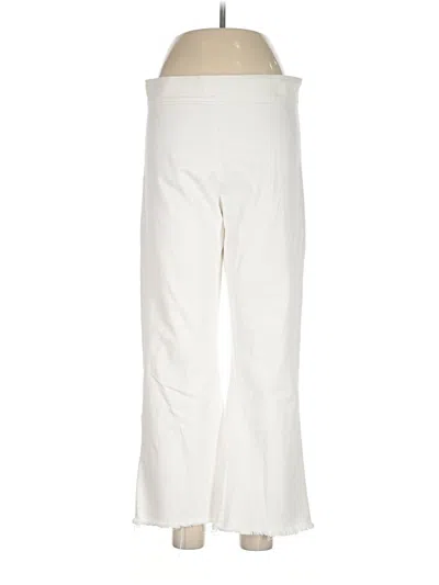 Pre-owned Avenue Montaigne Dress Pants In Ivory
