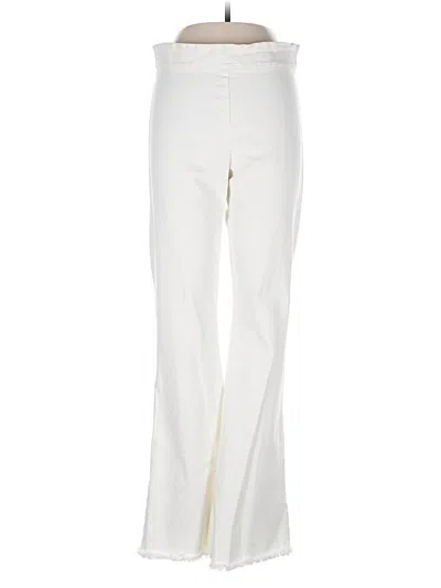 Pre-owned Avenue Montaigne Dress Pants In White