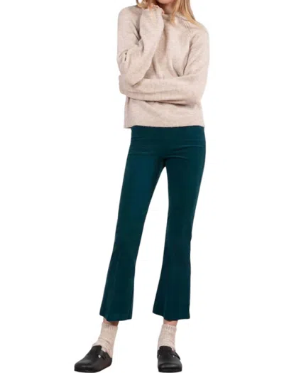 Avenue Montaigne Fine Corduroy Leo Pants In Ocean In Blue