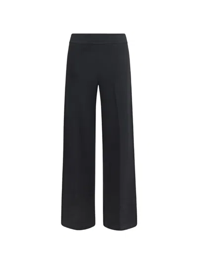 Avenue Montaigne Flavia Palazzo Pants In Black