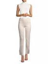 AVENUE MONTAIGNE GISELA SLIM-FIT PANTS IN SCALES