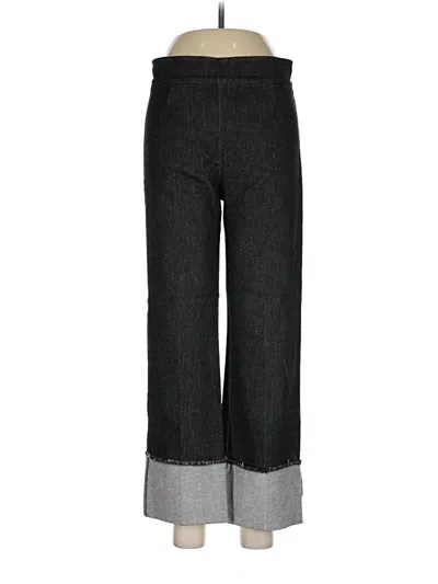 Pre-owned Avenue Montaigne Jeans In Black