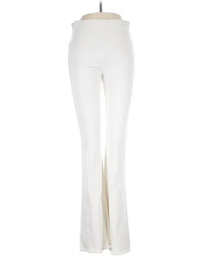Pre-owned Avenue Montaigne Jeggings In White