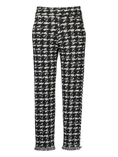 Avenue Montaigne Joan Slim-fit Trousers In Black