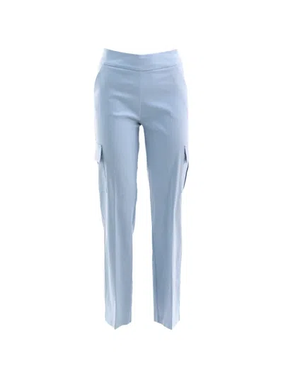 Avenue Montaigne Kool Cargo Pants In Blue