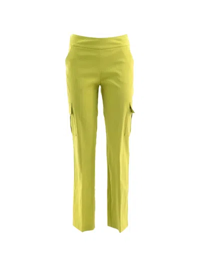 Avenue Montaigne Kool Cargo Pants In Green
