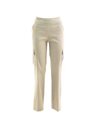 Avenue Montaigne Kool Cargo Pants In Neutral