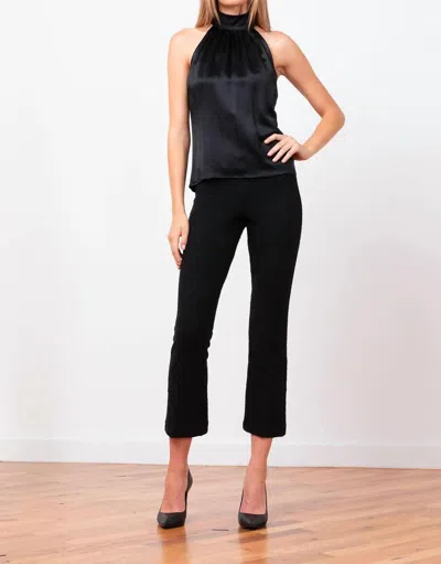 Avenue Montaigne Leo Boucle Pant In Black