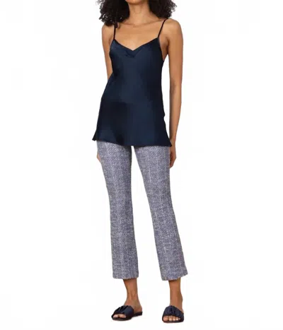 Avenue Montaigne Leo Boucle Pants In Chevron In Multi