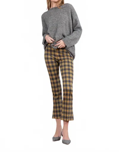 Avenue Montaigne Leo Flare Cut Pants In Solar In Multi