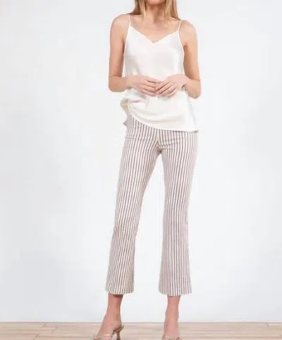 Avenue Montaigne Leo Pant In Bistro Cognac In Multi