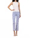 Avenue Montaigne Leo Pant In Blue Paisley In Blue