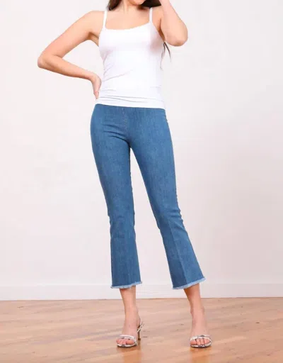 Avenue Montaigne Leo Pant In Denim