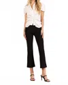 Avenue Montaigne Leo Pants Freedom Stretch In Black In Black
