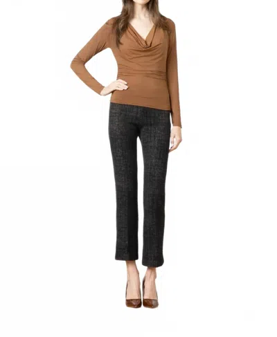 Avenue Montaigne Leo Pull-on Pants In Velvet Touch In Multi