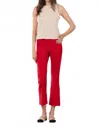 Avenue Montaigne Leo Signature Pant In Flash In Red