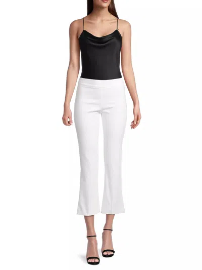 AVENUE MONTAIGNE LEO SIGNATURE PANT IN WHITE