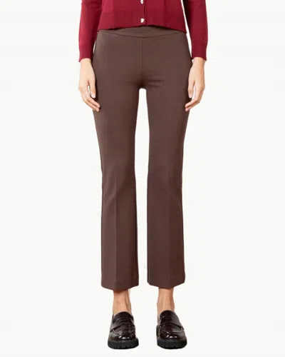 Avenue Montaigne Leo Signature Pants In Brown