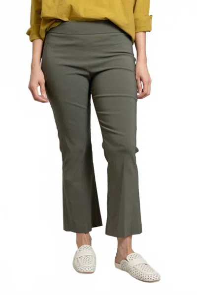Avenue Montaigne Leo Signature Pants In Olive In Green