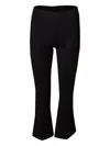 Avenue Montaigne Leo Trousers In Black