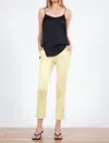 Avenue Montaigne Lulu Straight Cropped Pant In Grid Check