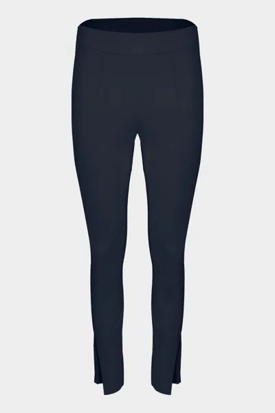 Avenue Montaigne Max Freedom Pant In Navy In Black