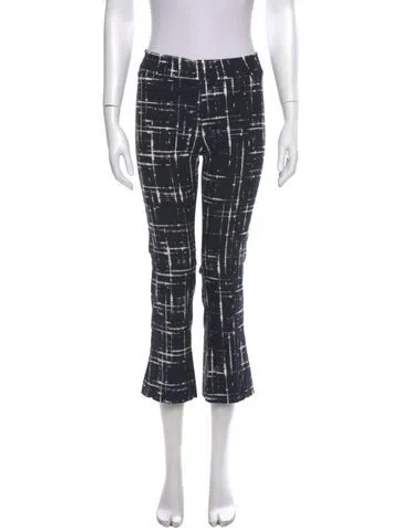 Pre-owned Avenue Montaigne Patterned Flared Pants In Multicolor