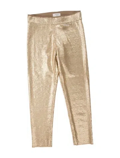 Pre-owned Avenue Montaigne Skinny Leg Pants In Neutrals