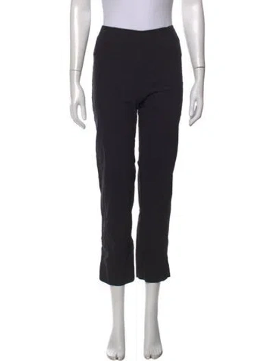 Pre-owned Avenue Montaigne Straight Leg Pants In Black