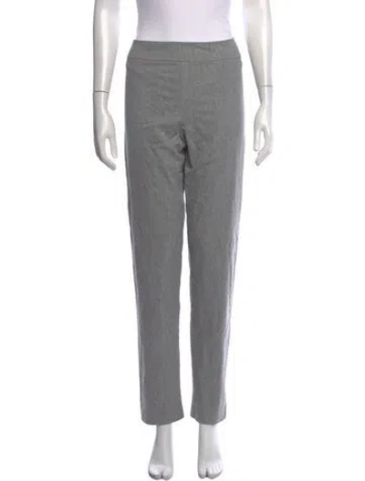Pre-owned Avenue Montaigne Straight Leg Pants In Grey