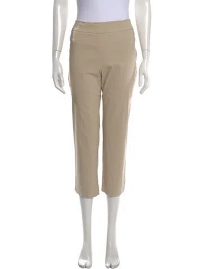 Pre-owned Avenue Montaigne Straight Leg Pants In Neutral