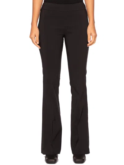 AVENUE MONTAIGNE AVENUE MONTAIGNE TECHNICAL LIGHTWEIGHT FLARED PANTS