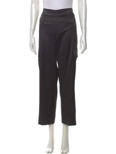 Pre-owned Avenue Montaigne Wide Leg Pants In Gray