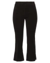 Avenue Montaigne Woman Pants Dark Brown Size 2 Cotton, Elastane In Brown