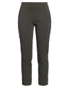 Avenue Montaigne Woman Pants Dark Brown Size 6 Viscose, Polyamide, Elastane In Brown