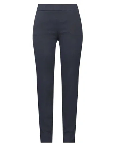 Avenue Montaigne Woman Pants Midnight Blue Size 6 Viscose, Polyamide, Elastane