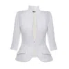 Avenue No.29 Women's Structured Boucle Blazer - White In White