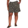 Avenue Plus Alisha Womens Knit Printed Casual Shorts In Multi