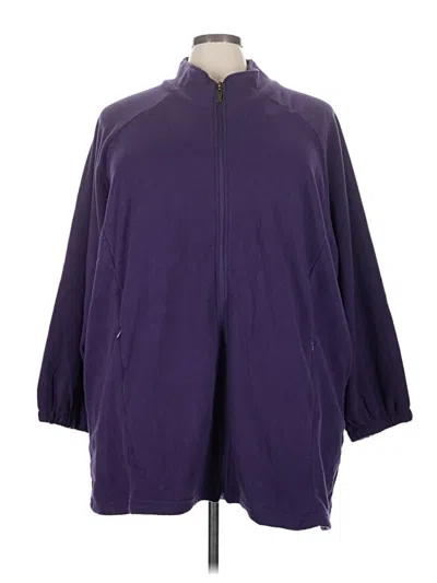 Pre-owned Avenue Poncho In Purple