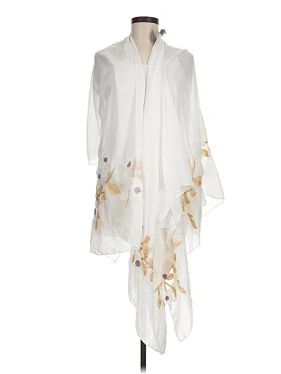 Pre-owned Avenue Poncho In White